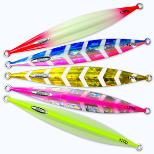 Esche Metalliche Pesanti Slow Pitch Jigs 120g-300g Jigging Master per Pesca in Mare da Barca Tonno GT Salmone Orata - Product Image 3