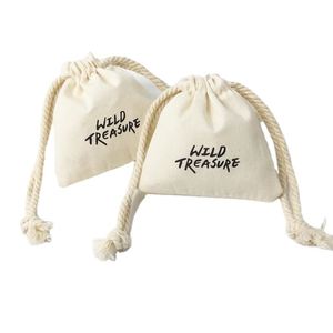 Wholesale Eco Organic Cotton <b>Drawstring</b> Bag Good Quality Custom Logo Muslin Cotton Gift Packaging <b>Pouch</b> - Product Image 1
