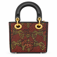 Sac à main élégant en tissu tissé pour femme, design géométrique, idéal pour le bureau et les cadeaux