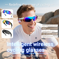 Lunettes audio d'extérieur, confortables, excellente qualité sonore, appels Bluetooth, traduction IA, musique, protection UV400, branches et plaquettes nasales réglables