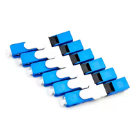 Konektor Cepat SC UPC Single Mode Biru untuk Kabel Drop FTTH dengan Serat Simplex/Duplex dan Kehilangan Penyambungan Rendah