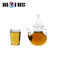Service à thé à la menthe en verre Borosilicate fait à la main, résistant à la chaleur, style marocain, Offre Spéciale
