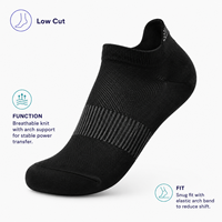 Chaussettes de cyclisme B2B à coupe basse pour kits de course et programmes d'entraînement avec options de tailles graduées