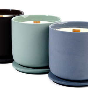 AIKUN Fournisseur d'usine de pots en céramique de luxe à marque privée, bougies en cire de soja, bougies personnalisées avec logo de marque - Product Image 6