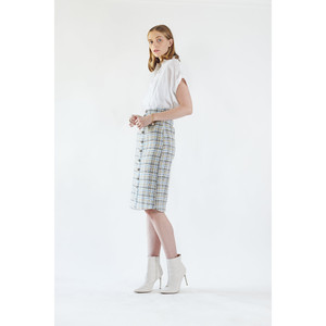 Power Woman - Falda de Tweed Llamativa - Product Image 1