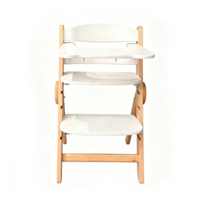 Silla de comedor moderna de madera maciza para bebés y niños, ajustable en altura y cómoda, para bebés y niños pequeños. - Product Image 2