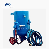Machine de sablage électrique automatique, pot de sablage à sec avec compresseur et réservoir d'air pour le sablage