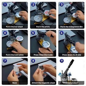 <span class=keywords><strong>Machine</strong></span> à fabriquer des aimants de différentes tailles, produits en papier, badges bouton, aimants pour réfrigérateur, aimants photo, <span class=keywords><strong>machine</strong></span> à fabriquer des aimants - Product Image 5