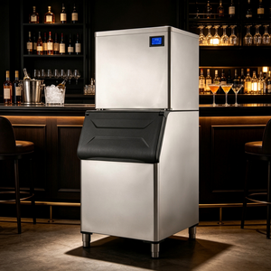 Vertical Commercial <b>Ice</b> Maker Machine Fast <b>Ice</b> Production Split <b>Ice</b> Machine for Cafe Restaurant Supermarket - Product Image 1