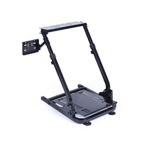 Support de volant de course Sim avec chaise de jeu fixe pour simulateur de course Thrustmaster Support de volant pliable inclinable et réglable
