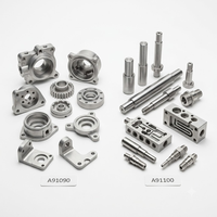 High Precision A91090 A91100 Aluminum CNC Milling Turning Anodized Custom Metal Parts