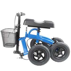 ट्रेंडिंग उत्पाद 2024 नया नी स्कूटर ऑल टेरेन व्हील्स एडजस्टेबल हैंडल हाइट फोल्डिंग नी वॉकर बैसाखी वैकल्पिक - Product Image 3