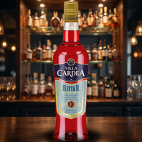 Licor de Naranja Italiano de Alta Calidad Villa Cardea 1 Litro 25% ABV - 6 Botellas por Caja, Ideal para Cualquier Ocasión