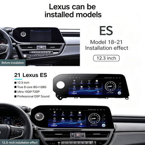 Radio con Pantalla Táctil de 12.3 Pulgadas, Android 13, DSP, MP3, GPS, Navegador, Pantalla Dividida, Estéreo para Lexus ES 2018-2021, CarPlay, WiFi Integrado - Product Image 3