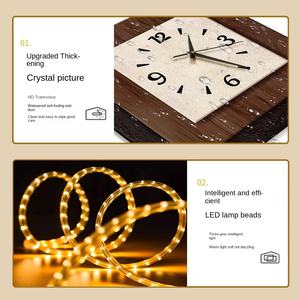 <span class=keywords><strong>Orologio</strong></span> da <span class=keywords><strong>Parete</strong></span> Creativo Antico per Soggiorno 2025 Nuovo Design Moderno Silenzioso Stile Vintage per Sfondo TV - Product Image 3