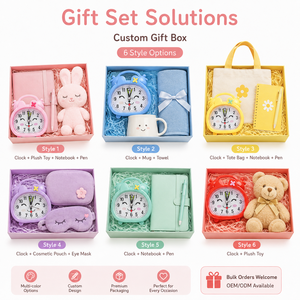 Réveil mignon de dessin animé pour enfants et étudiants, sonnerie très forte, alimenté par piles, pour chevet, vente en gros - Product Image 6