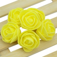 Têtes de fleurs artificielles en mousse PE, mini-bouquets de roses multicolores, pour bouquets de mariage DIY, boîtes cadeaux, couronnes, décoration de fête à domicile