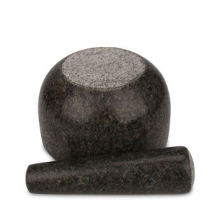 Mortero y Maja de Granito Natural al por Mayor, Mortero de Piedra Gris Oscuro, Molinillo de Especias y Hierbas con Maja - Product Image 5