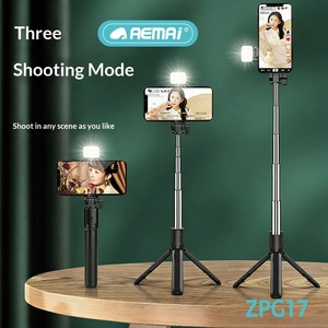 Aemai Asta Selfie Multifunzione per Telefono Cellulare, Anti-vibrazione, con Telecomando, per Foto e Video Live, Pieghevole, Tutto-in-uno - Product Image 2