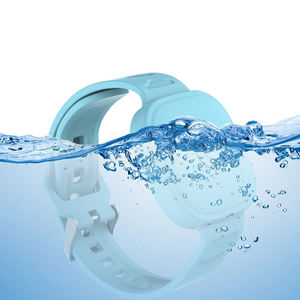 Precio más bajo, funda <span class=keywords><strong>AirTag</strong></span> flexible, correa de reloj de silicona ligera para Tile by Life 360 Mate, soporte para correa de pulsera para niños - Product Image 3