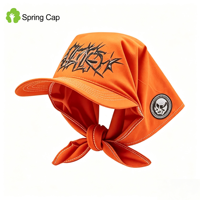 Casquette Bandana Personnalisée pour Rappeur, Impression par Sublimation Personnalisée, Bandanas Vintage, Écharpe, Casquette de Baseball, Protection Solaire
