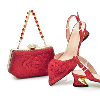 Ensemble Chaussures et Sac 2026 OEM ODM pour Femme, Mode Talon Haut, Design Assorti Élégant, Vente en Gros