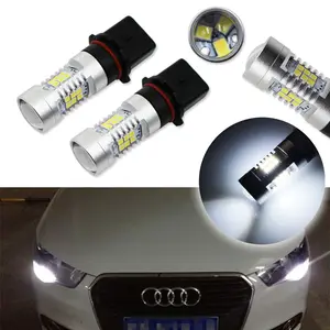 P13W erro Grátis Xenon Branco Lâmpadas LED Para 2008-2012 Audi A4 Q5 Luzes Diurnas (Para A4 q5 com farol de halogênio somente