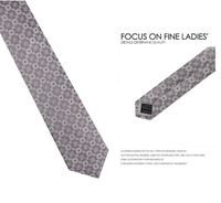 Hochwertige 7,5 CM Klassische Herren-Krawatte Silber Hellgrau Gentleman Retro-Stil Hemd Anzug Gewebte Jacquard Business Mode-Krawatte
