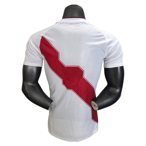 2627 Peru Milli Futbol Takımı Oyuncu Versiyonu Futbol Forması Nefes Alabilen %100 Polyester Erkekler İçin Yazlık Kısa Kollu 2XL Beden Tişört - Product Image 2