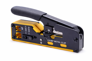 Pince à sertir robuste pour câbles réseau, outil de terminaison Ethernet pour connecteurs RJ45, idéal pour une utilisation sur site - Product Image 3