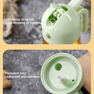 Pulvérisateur d'huile multifonctionnel 2-en-1 en verre pour cuisine, flacon pulvérisateur d'huile d'olive, distributeur de vinaigre, vaporisateur 2-en-1 pour la cuisson - Product Image 3