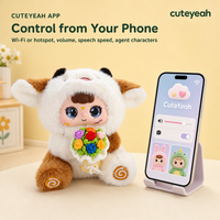 Peluche interactive parlante AI Aimmy Cow, jouet éducatif préscolaire pour tout-petits et crèches