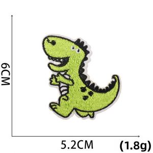 Écusson thermocollant Xiaotian en feutre non tissé brodé, motif petit dinosaure mignon de dessin animé, pour sacs et vêtements - Product Image 3