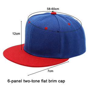 Gorra Snapback con Logotipo Personalizado, 6 Paneles, Unisex, Estilo Urbano, Visera Plana, Bordada, Hip Hop, Color Sólido, Lona, Talla Adulto - Product Image 5