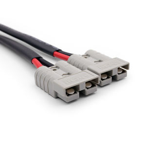 2ピンワイヤコネクタプラグ 50A Y字型分岐配線ハーネス UPS電源用 - Product Image 3