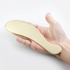 Jingwang alat pijat kerokan terapi fisik tubuh Gua Sha tembaga murni Tiongkok alat pijat bentuk papan Gua Sha Kelas S medis - Product Image 4