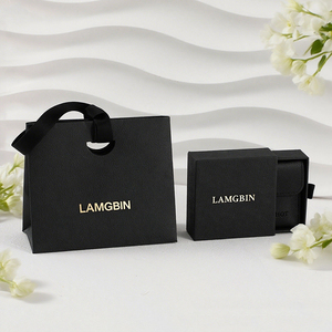 <span class=keywords><strong>2025</strong></span> thời trang tùy chỉnh hộp đồ trang sức bao bì với logo riêng của bạn cho Vòng Cổ Vòng Bông tai - Product Image 3