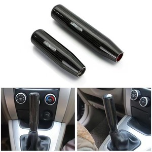 Carbon Fiber Gear <b>Shift</b> <b>Knob</b> 7.1 Inch 23mm Diameter With 8 10 12mm Adapters For Manual Automatic Transmission - Product Image 5