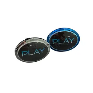 Hot bán hình bầu dục nhựa Push Buttons chơi thanh toán trò chơi nút cho Arcade có tay nghề cao Máy chơi <span class=keywords><strong>game</strong></span> - Product Image 1