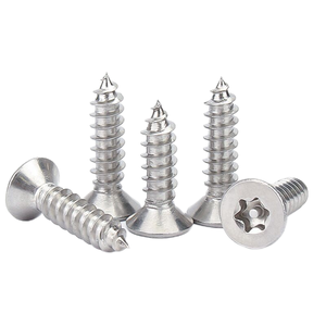 SS304 SS316 Torx самонарезающие винты с потайной головкой со штифтовой метрической системой измерения - Product Image 1
