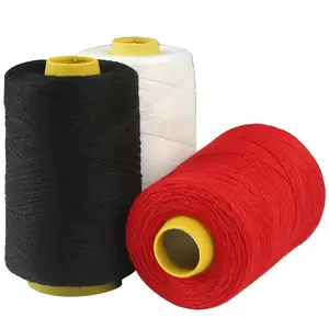 Hoge Vasthoudendheid Duurzaam Waterdicht 100% Nylon Draad 0.8Mm 1Mm 100% Polyester Plat Gewaxt Gevlochten Draad Voor Naaien