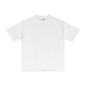 Logo personnalisé 275 GSM 100% coton goutte épaule T-shirt col rond T-shirt Vintage délavé à l'acide surdimensionné T-shirt pour hommes - Product Image 2