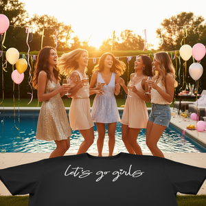 Camiseta de Despedida de Soltera 'Let's Go Girls' para Eventos Promocionales - Product Image 3