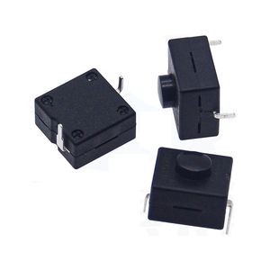 สวิตช์สัมผัสแบบยาว 1212-112A สีดำ แบบกดติด/กดปิด สำหรับไฟฉาย - Product Image 3