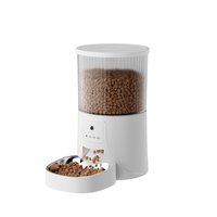 Comedero Inteligente para Mascotas FuturePets de 4L, Blanco, con Grabación de Video y Alimentación Programada a Distancia para Comida Seca