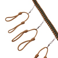 5 accessoires de chasse d'oie, paracorde de canard, tressés à la main, lanière pour appel de canard, pour les animaux d'eau d'extérieur