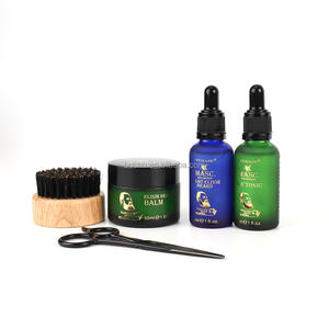 Ensemble de soins de la <span class=keywords><strong>barbe</strong></span> naturelle de la meilleure qualité en usine <span class=keywords><strong>Kit</strong></span> d'huile de croissance <span class=keywords><strong>Kit</strong></span> d'huile de brosse à peigne pour le toilettage des hommes - Product Image 5