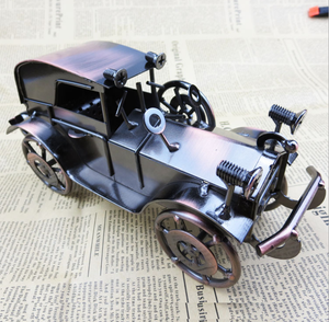 Europa e Stati Uniti retrò nostalgico vecchio modello di auto in ferro decorazione artigianato in metallo per la decorazione di Bar caffetteria - Product Image 2