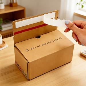 Biodegradable Custom Design Foldable Corrugated Corrugated Mailing <b>Box</b> Packaging Gift Cardboard for Shipping Express Delivery - Product Image 1