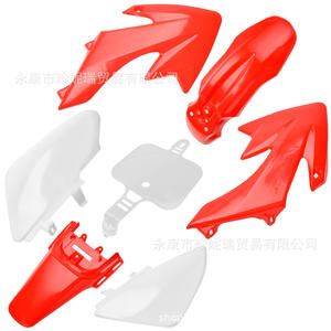 ชุดแต่งพลาสติกฮอนด้า ลิตเติ้ล อีเกิล ซีอาร์เอฟ 50 สีแดงขาว ชิ้นส่วนแฟริ่งบังโคลนสำหรับซ่อมบำรุงรถจักรยานยนต์ออฟโรด - Product Image 3